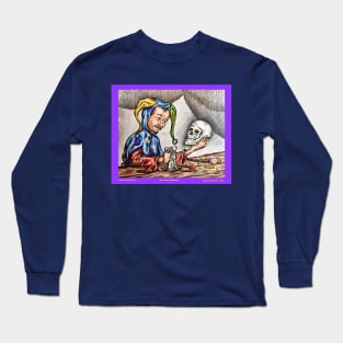 A Poor Jester in Self Reflection Long Sleeve T-Shirt